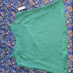 Spaghetti strap green top